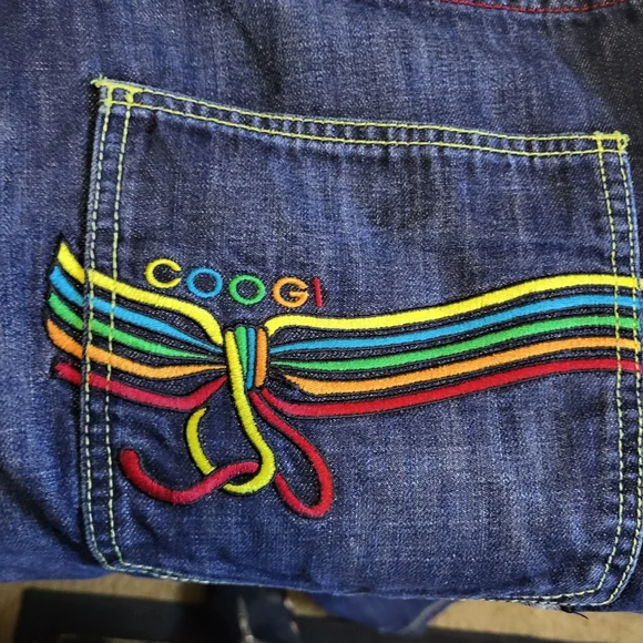 Coogi Men Vtg ,Y2k, Australian Authentic Embroidery, Baggie Style, Size 36Wx 34L - Picture 12 of 16